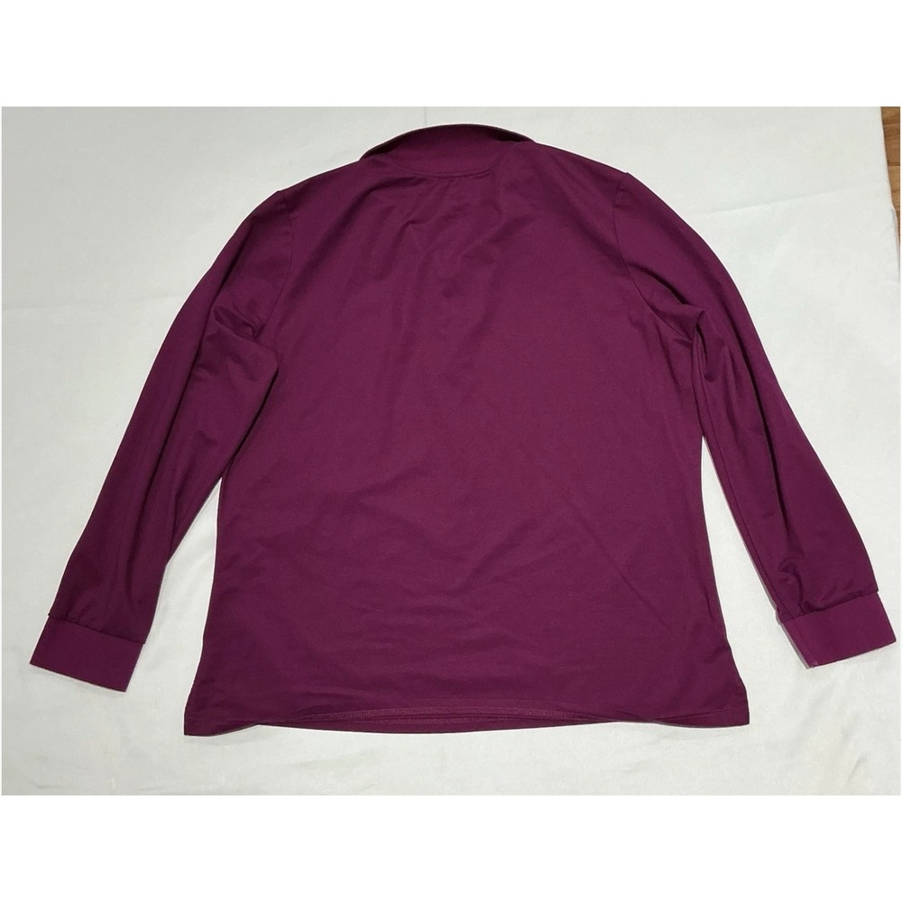 Mofiz Sweatshirt Womens XL Purple 1/4 Zip Pullover Activewear Casual Golf - Picture 2 of 5